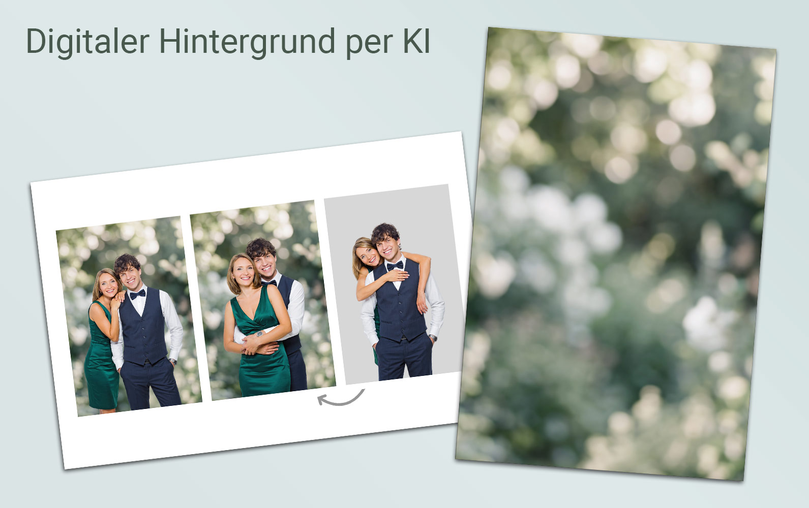 Digitaler Fotobox-Hintergrund per KI - live und ohne Internet