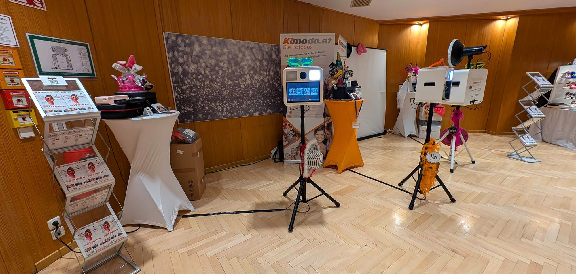 Versand-Fotobox mieten in Österreich von Kimodo
